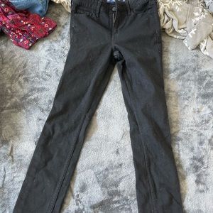 Black high waisted skinny jeans